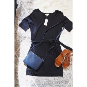 Banana Republic NWT 6P LBD Black Dress 3/4 Sleeves